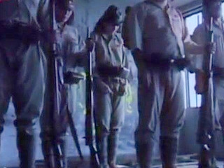 A horny 'Asian' soldier fucks a 'nippon' chick in a 'XXX' wild gangbang.