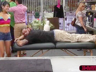 Japanese Massage Parlor Slut Gets Fucked for Nippon XXX